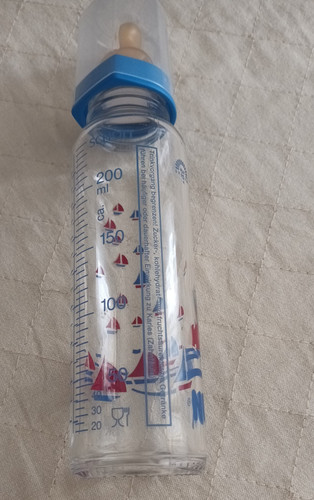 Sehr schöne alte - , glasflasche
