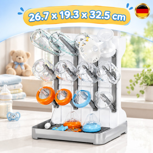 Babyflaschen abtropfgestell - babyflaschen,