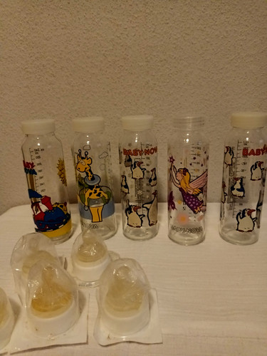 Alte große glasflaschen - große,